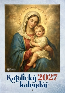 Katolický kalendář 2027 (nástěnný) - min. 10 ks