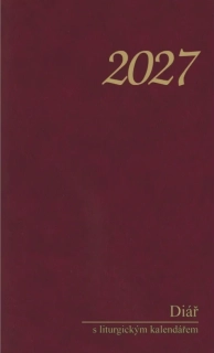 Kapesní diář 2027 (tmavě vínový)